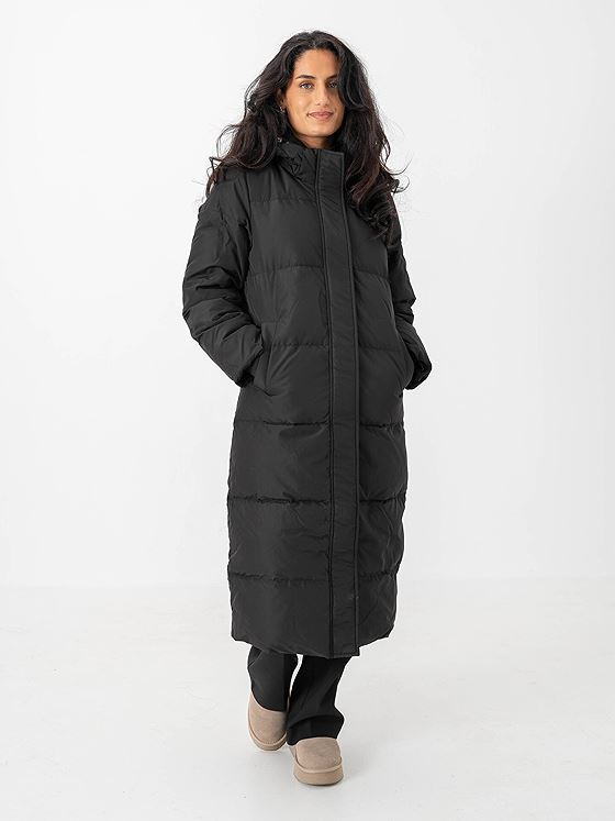 Vila Stari Long Down Coat Black Beauty