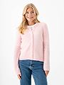 Vila Lory O-Neck Long Sleeve Knit Cardigan Cherry Blossom Melange