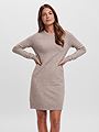 Vero Moda Doffy Long Sleeve Dress Sepia Tint