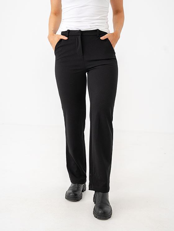 Vero Moda Zamira Mid Waist Straight Pant Black