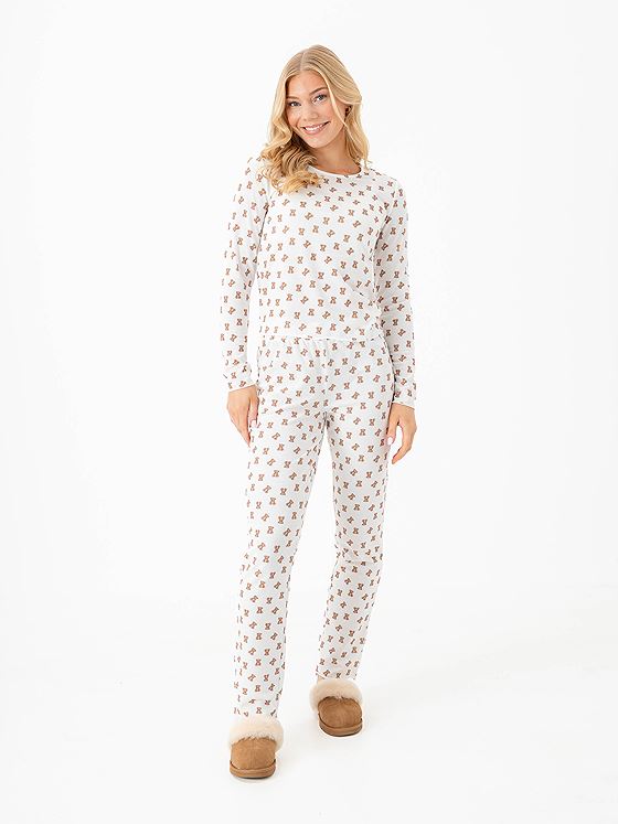 Vero Moda Pippa Nightwear Set XMAS Snow White