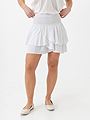 Vero Moda Linn High Waist Detail Short Skirt Bright White