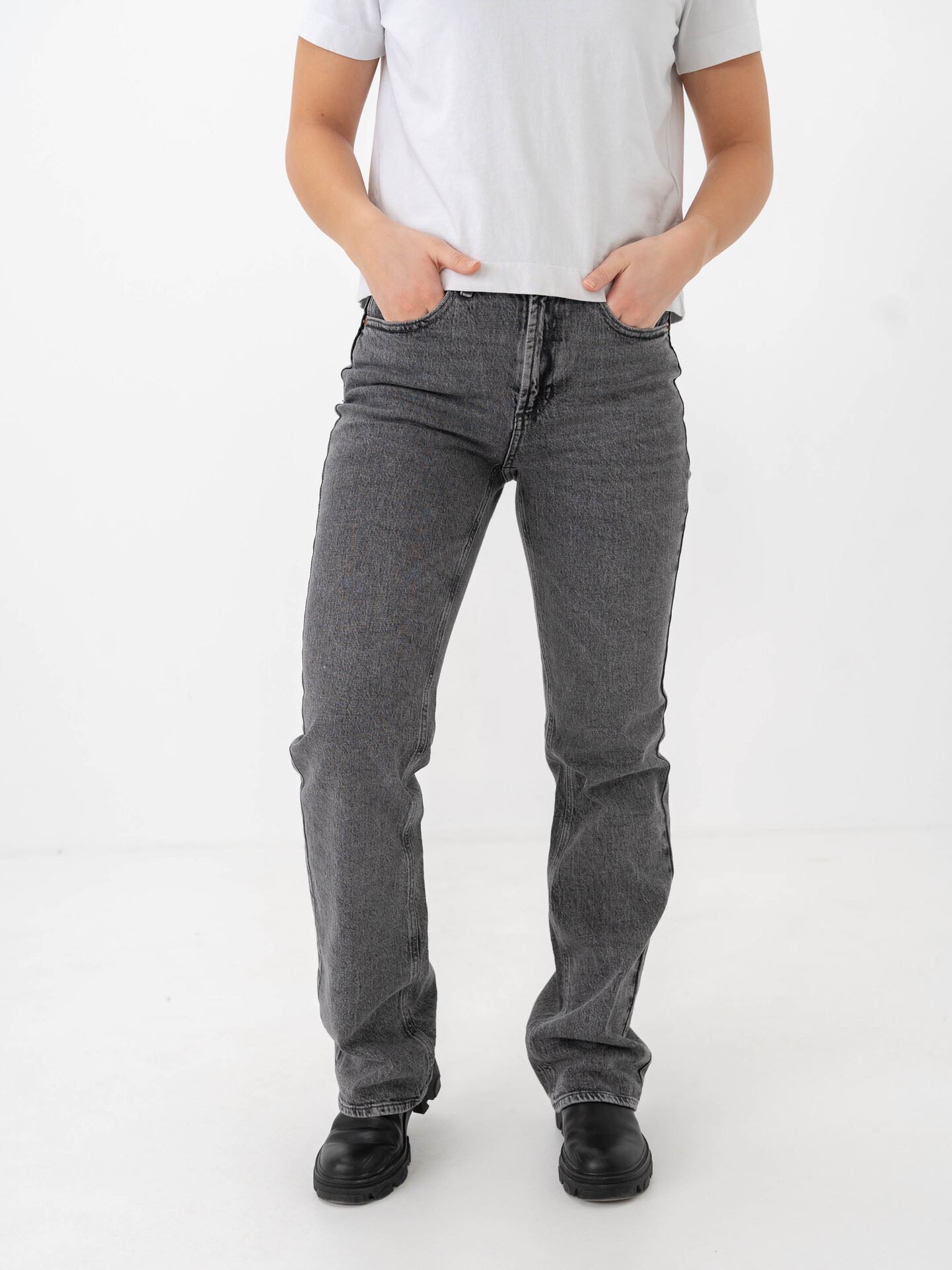 Vero Moda Tessa Straight Jeans Medium Grey Denim