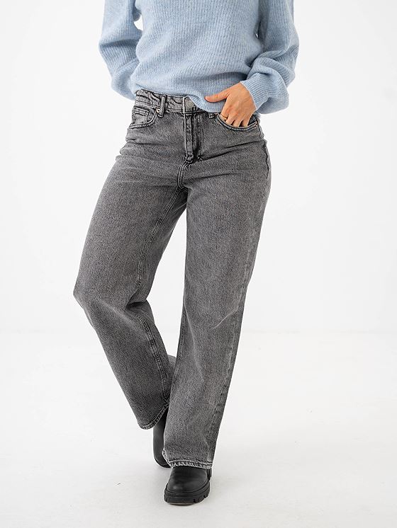 Vero Moda Tessa Wide Jeans Medium Grey Denim
