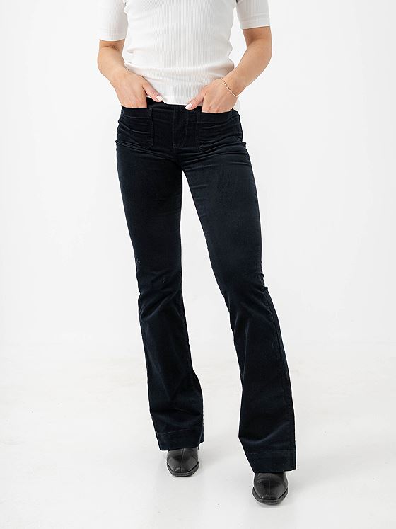 Wrangler Flare Velour Dark Navy