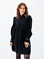 Y.A.S Unica Long Sleeve Shirt Dress Black