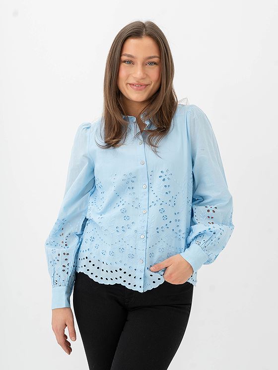 Y.A.S Luma Long Sleeve Shirt Clear Sky