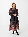 Y.A.S Romantica Long Sleeve Long Dress Black Romantica