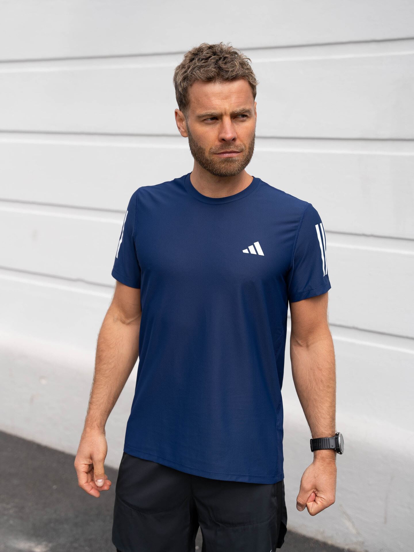adidas Own The Run B Tee Dark Blue
