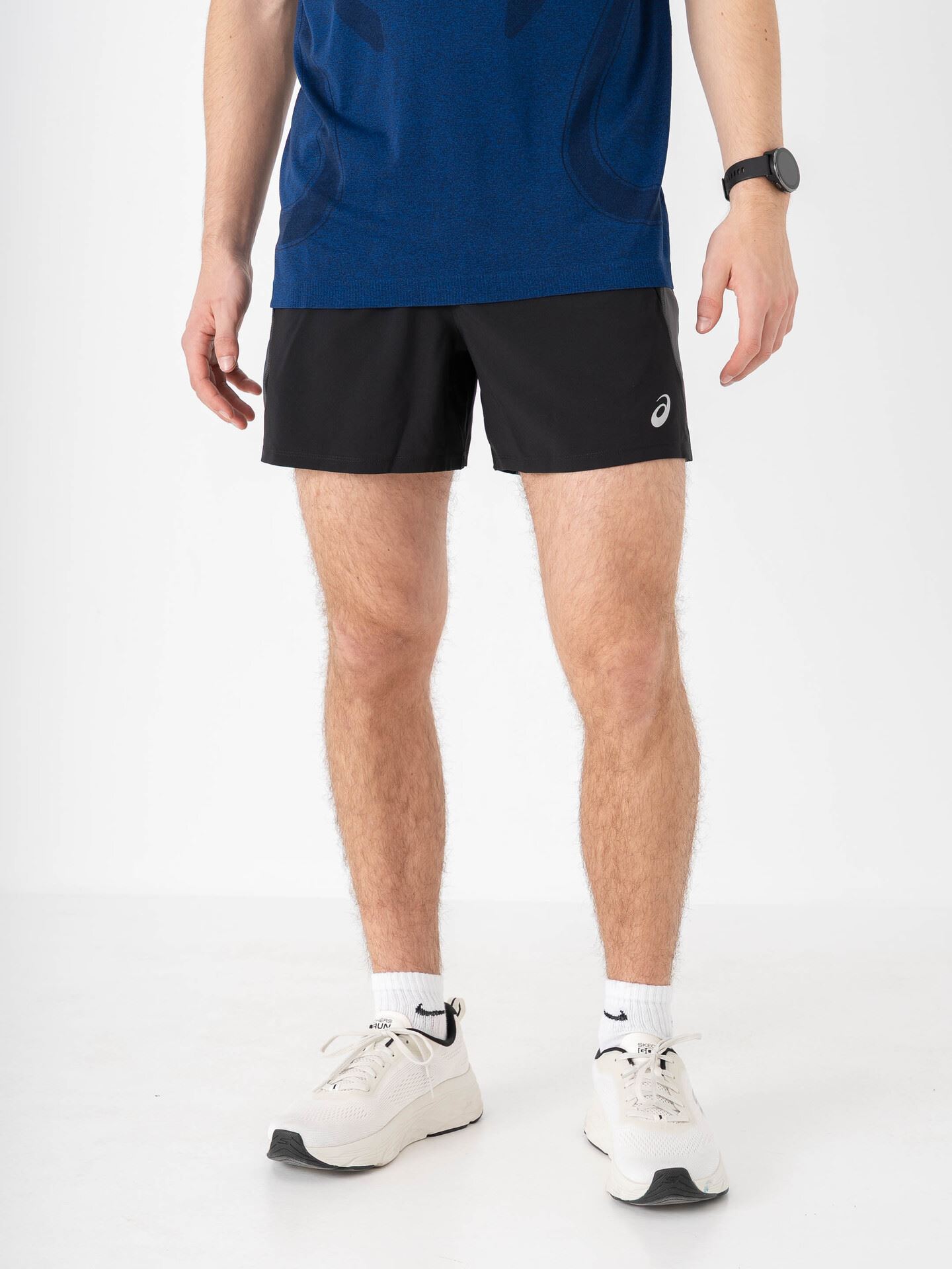 ASICS Road 5in Shorts Performance Black/ Graphite Grey