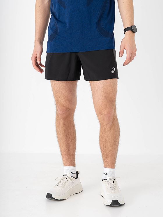 ASICS Road 5in Shorts Performance Black/ Graphite Grey