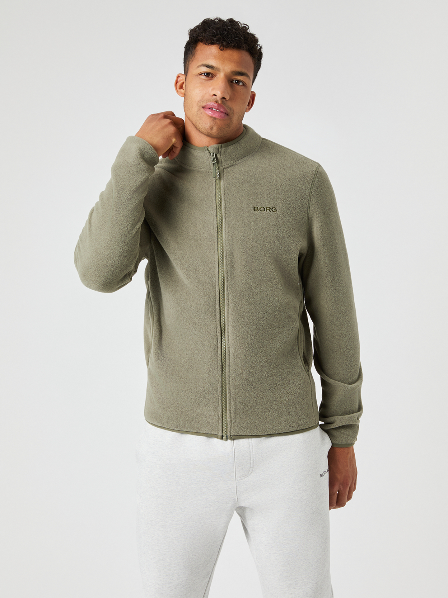 Björn Borg Borg Full Zip Fleece Dusty Olive
