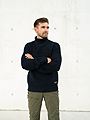 Bergans Nordmarka Merino High Neck Jumper Men Navy Blue