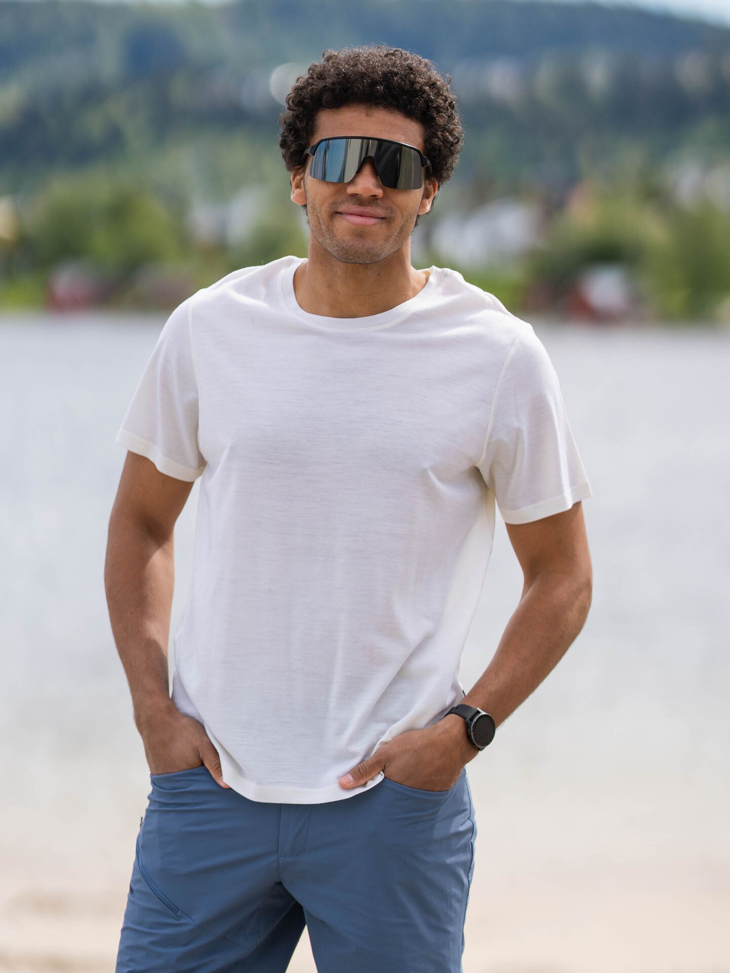 Bergans Whenever Merino Tee Men Vanilla White