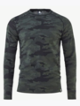 Bula Camo Merino Wool Crew DOLIVE