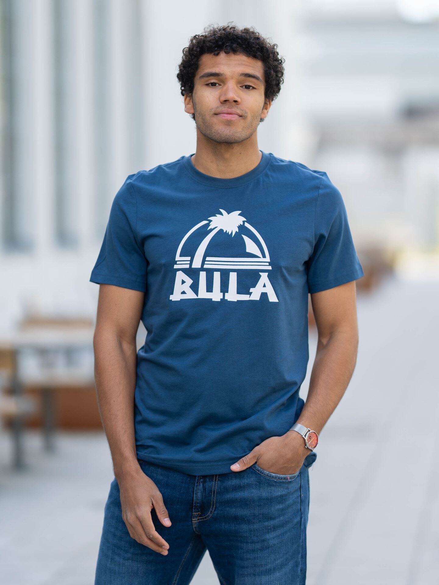 Bula Chill T-Shirt Denim