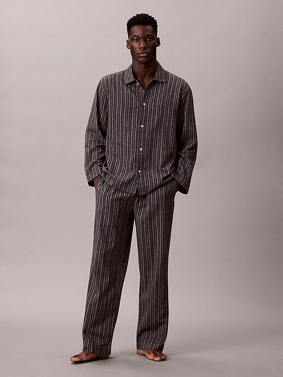 Calvin Klein Sleep Pant Racetrack stripe+smoked pearl