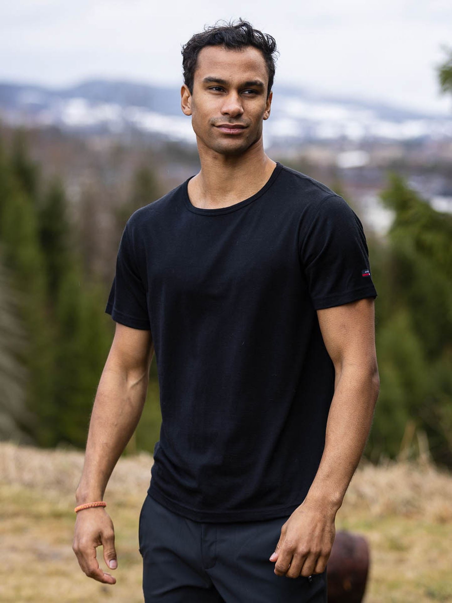 Devold Breeze Merino 150 T-Shirt Man Black