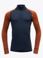 Devold Duo Active Merino 205 Zip Neck Man Blå