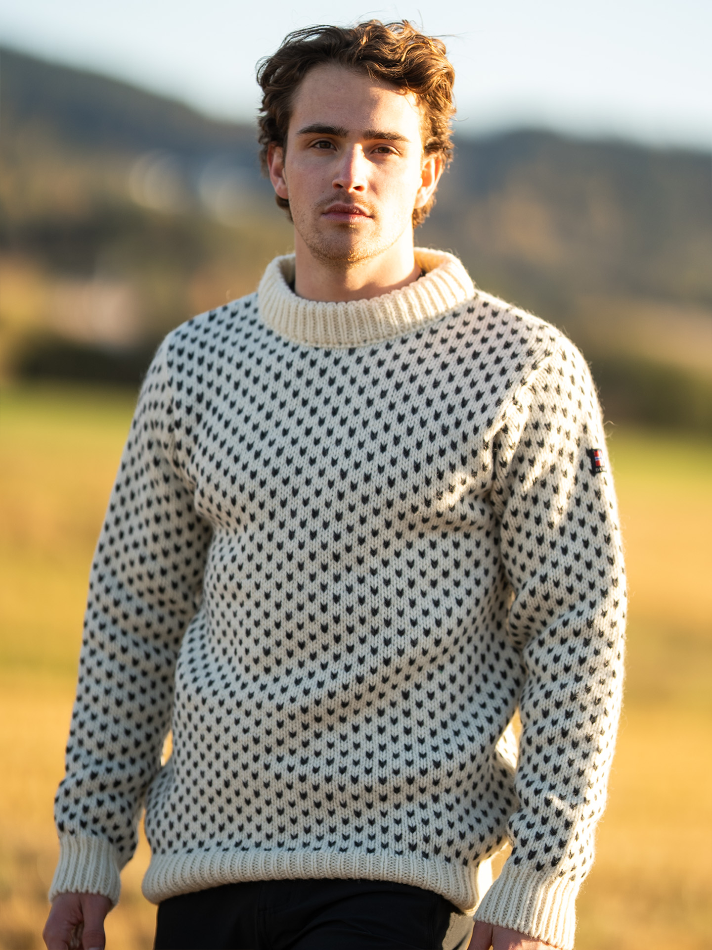 Devold Nordsjø Wool Sweater Offwhite