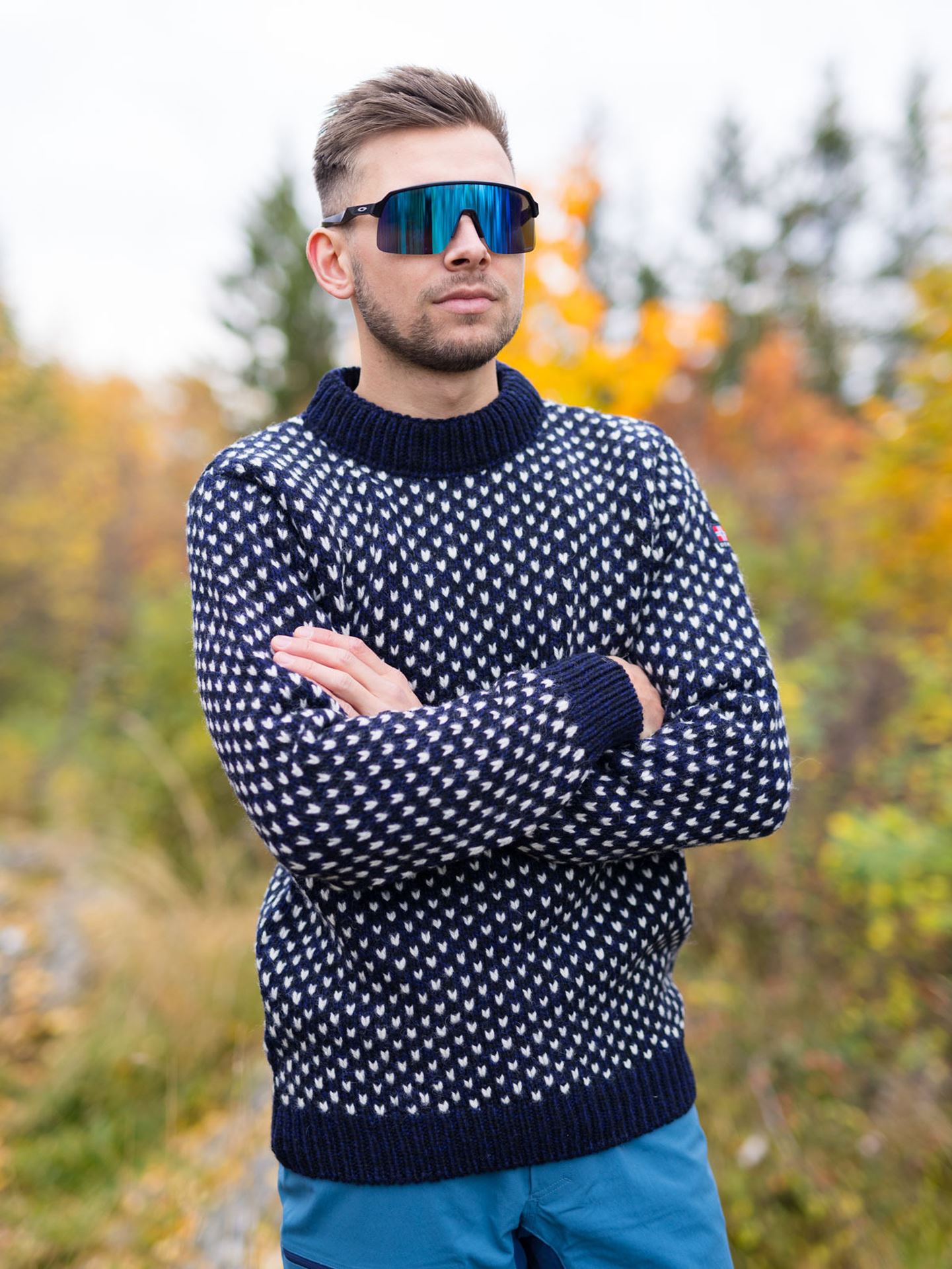 Devold Nordsjø Wool Sweater Navy