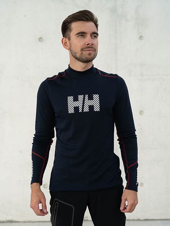 Helly Hansen Lifa Merino Mid with Logo Navy