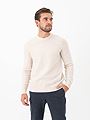 Selected Homme Rai Long Sleeve Knit Crew Neck Oatmeal Melange