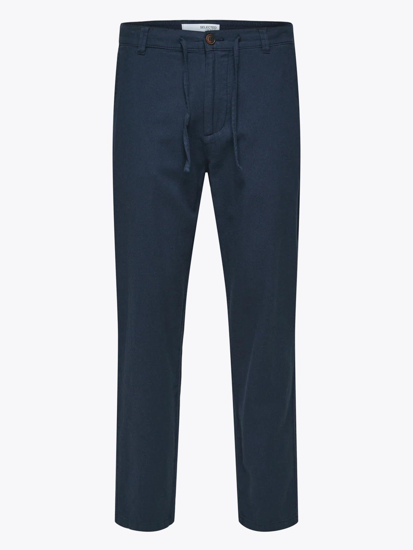 Selected Homme Slim Tape Brody Linen Pant Dark Sapphire