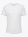 Selected Homme Aspen Short Sleeve O-Neck Tee Bright White