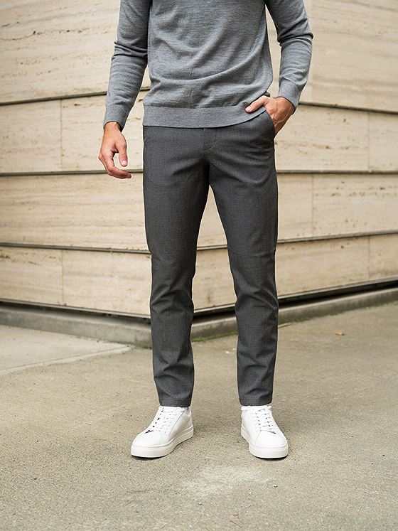 Selected Homme Slim Robert Flex 175 Pant Grey Melange