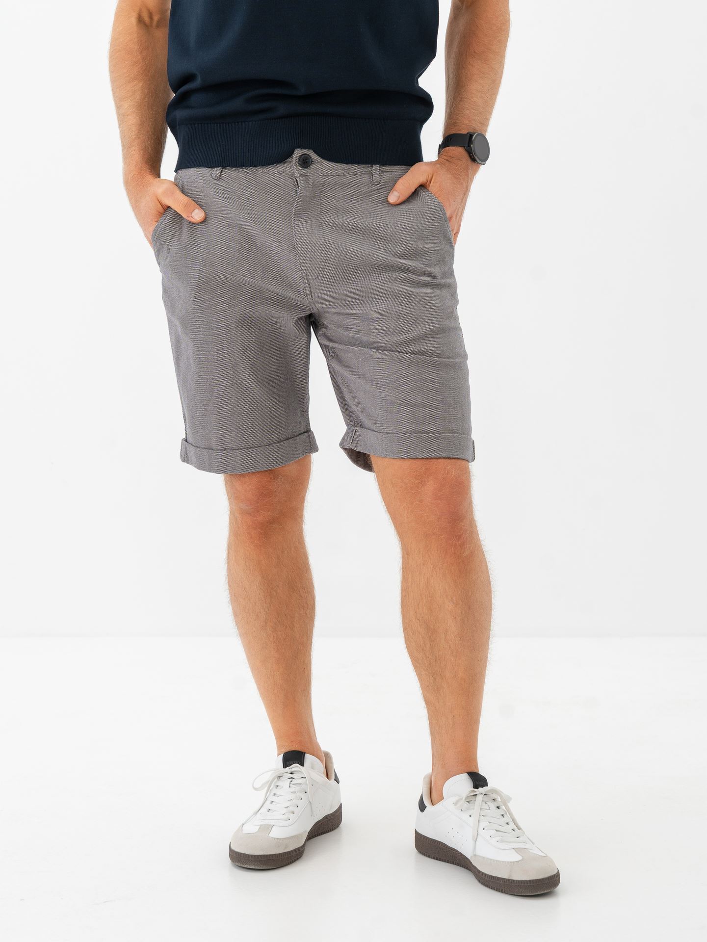 Selected Homme Slim Luton Flex Shorts Asphalt