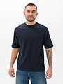 Selected Homme Loose Oscar Short Sleeve O-Neck Tee Sky Captain