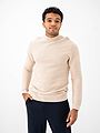 Selected Homme Tion Long Sleeve Knit Structure Mock Neck Oatmeal