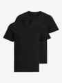 Jack and Jones Basic Crew Neck Tee 2 Pack Black