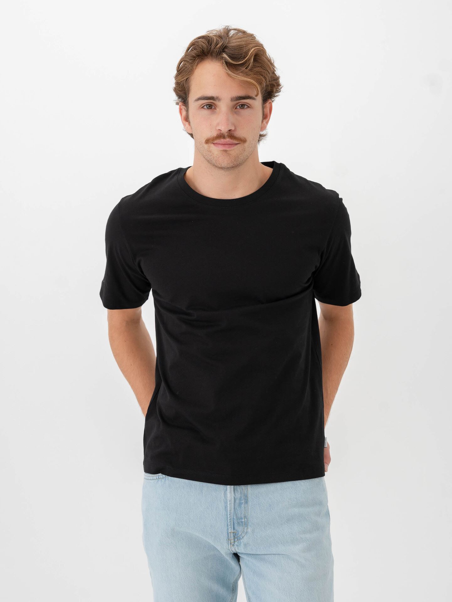 Jack and Jones Organic Basic Tee Short Sleeve O-Neck Black