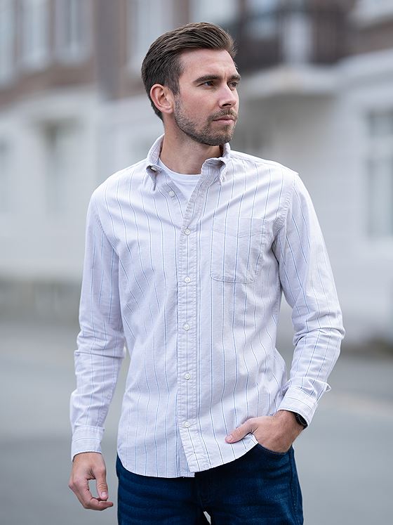 Jack and Jones Brook Oxford Shirt Long Sleeve Pure Cashmere