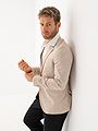 Jack and Jones Riviera Linen Blazer Slim Fit Beige