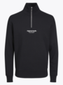 Jack and Jones Vesterbro Sweat Quarter Zip Black