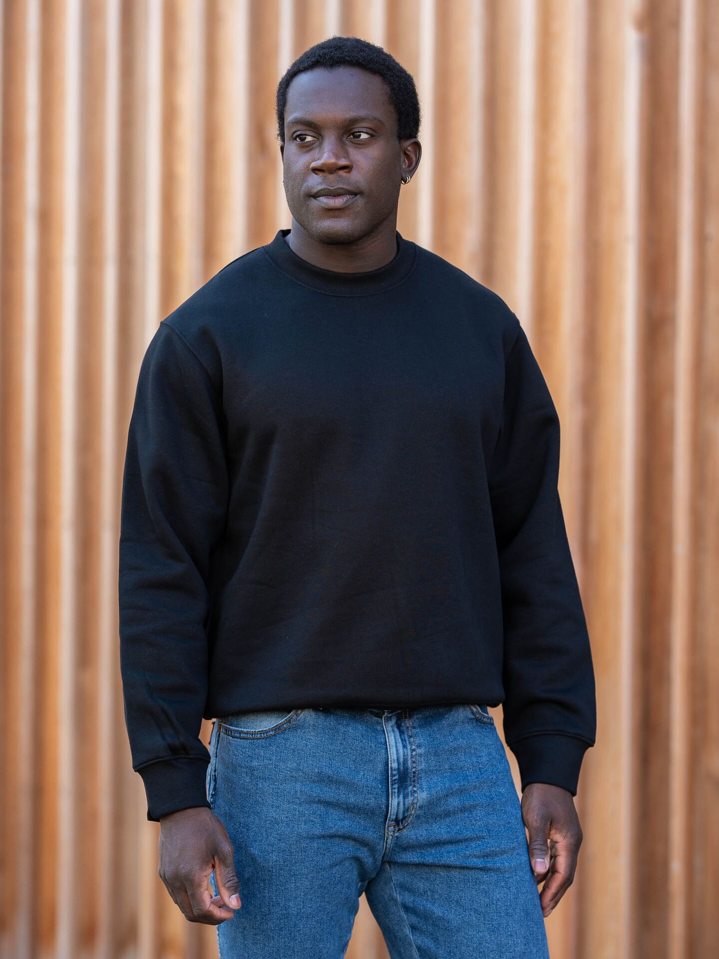 Jack and Jones Urban Edge Sweat Crew Neck Black