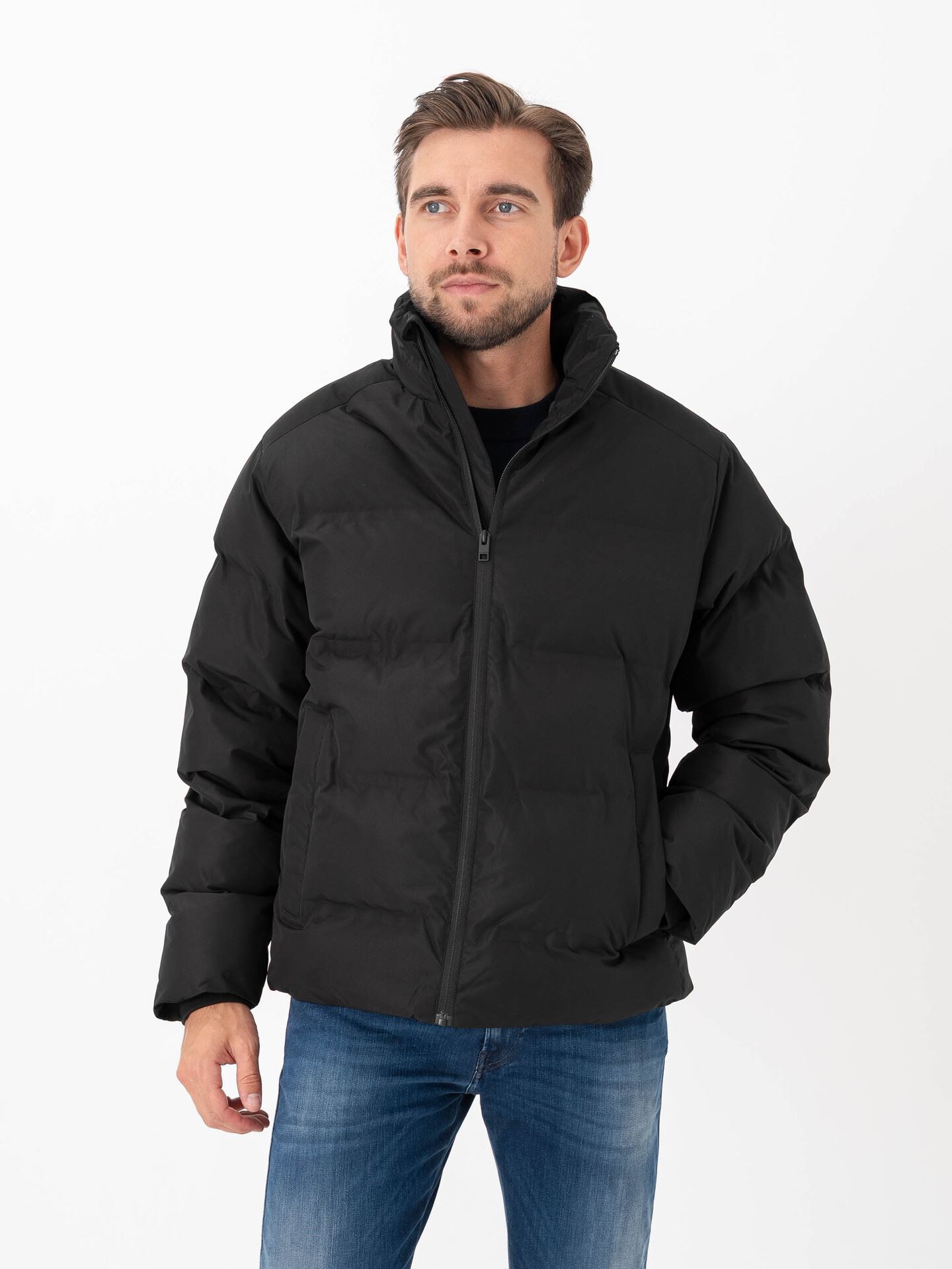 Jack and Jones Soho Puffer Collar Black