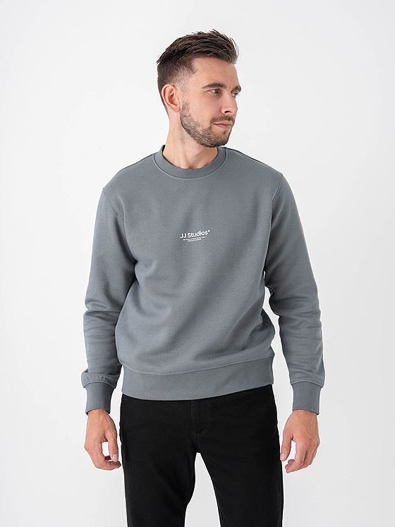 Jack and Jones Soho Sweat Crew Neck Stormy Weather