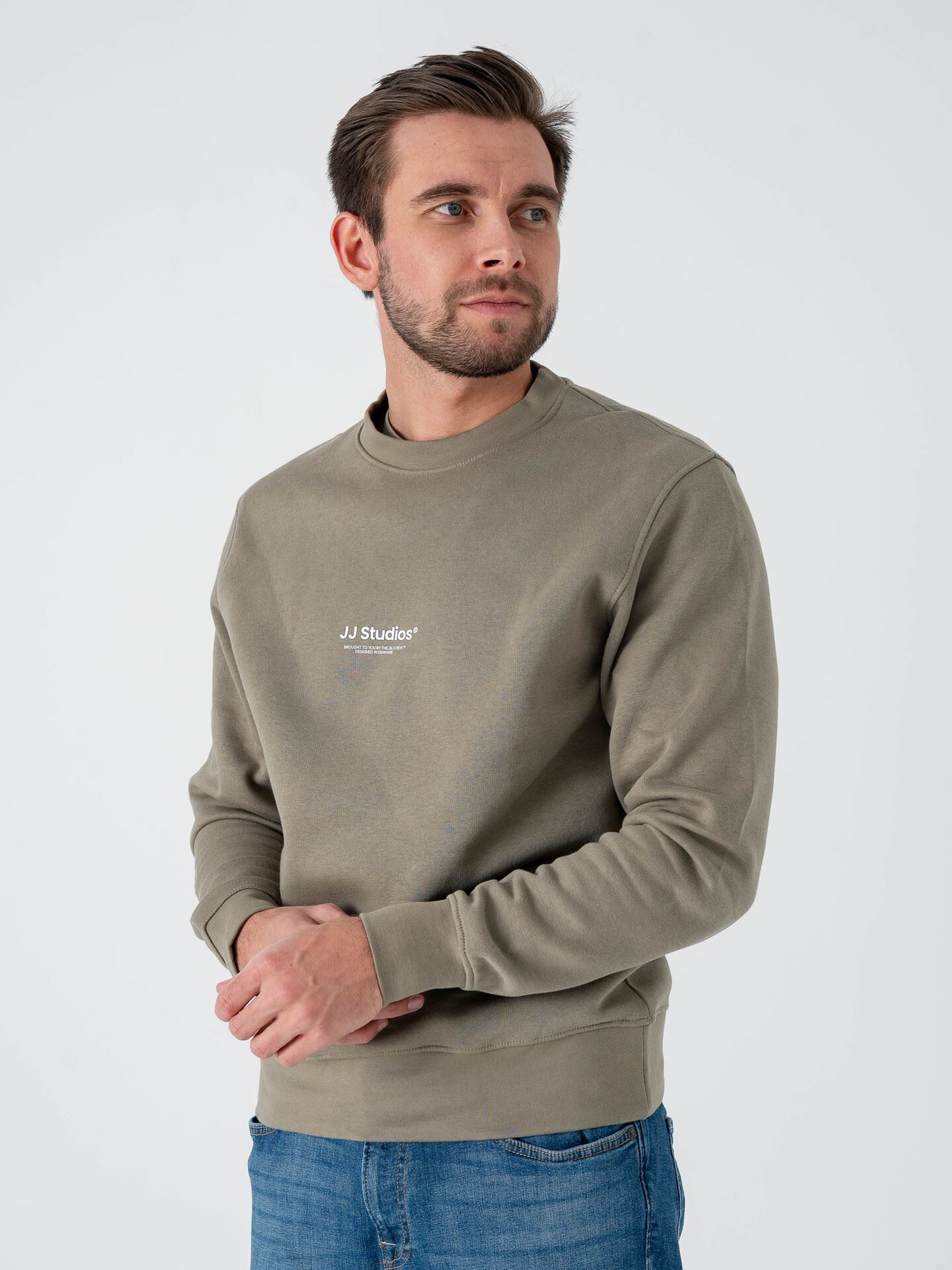 Jack and Jones Soho Sweat Crew Neck Vetiver