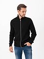 Jack and Jones Pannel Knit Half Zip Cardigan Black