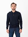 Jack and Jones Merino Knit Polo Night Sky