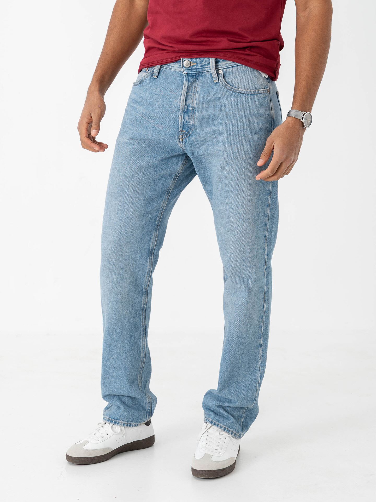 Jack and Jones Chris Original Jeans Blue Denim