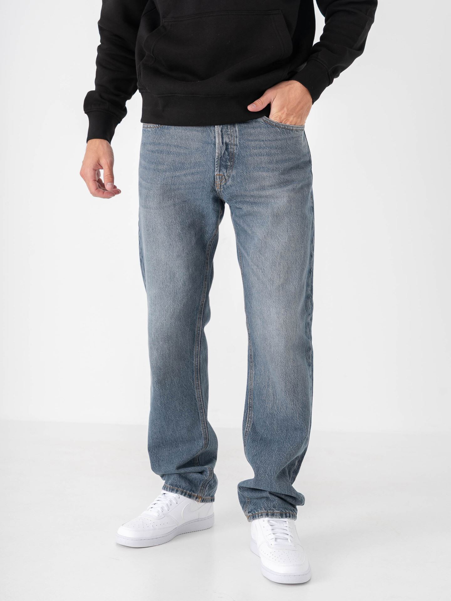 Jack and Jones Chris Original Jeans Blue Denim