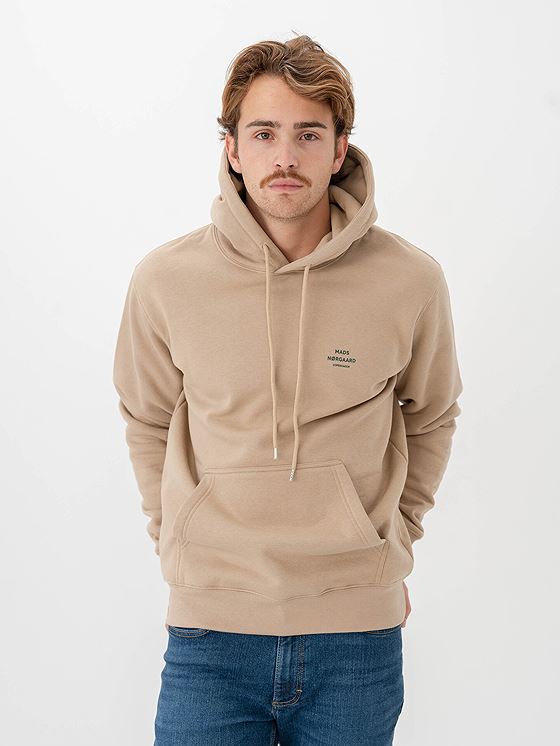 Mads Nørgaard Standard Hoodie Logo Sweat Trench Coat