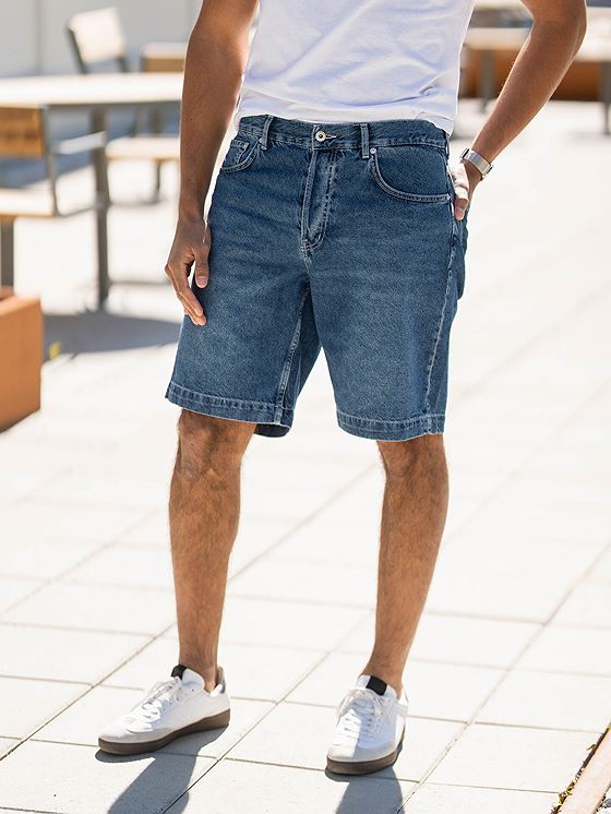 Mads Nørgaard Texas Coen Shorts Blue Wash