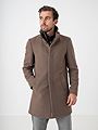 Matinique Harvey Wool Coat Walnut