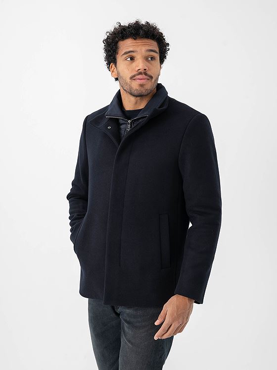 Matinique Harvey N Wool Short Dark Navy